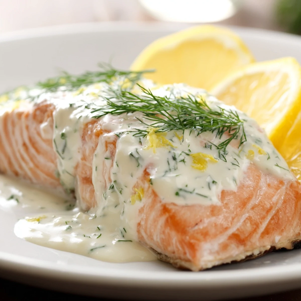 Baked Salmon Dill Lemon