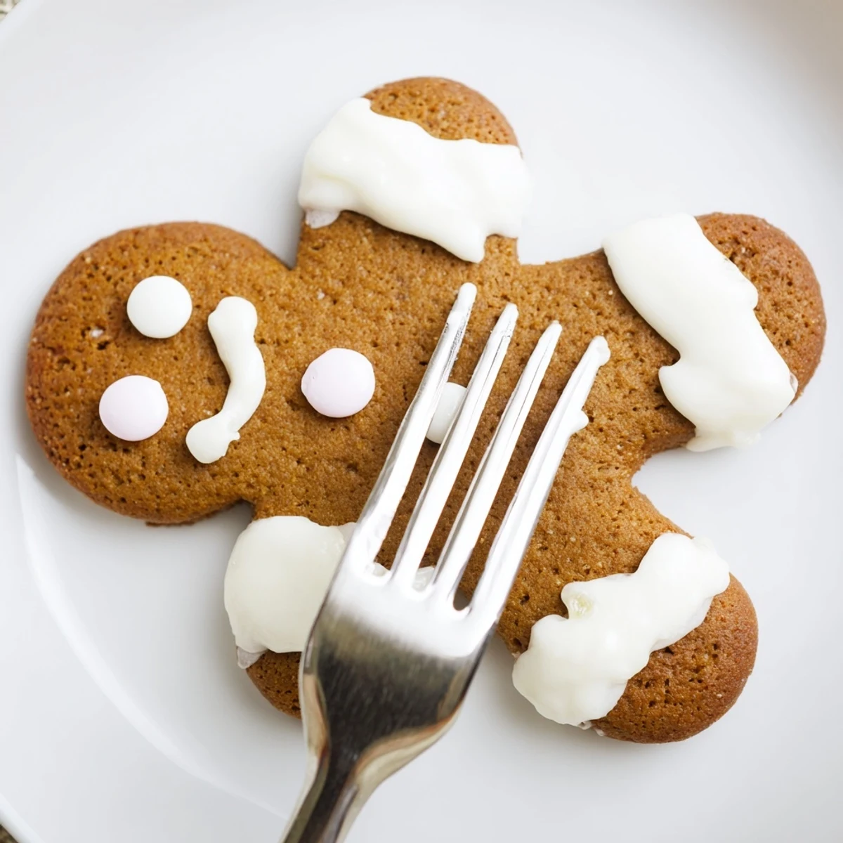 Freshly baked Gingerbread Men Biscuits with crisp edges and soft centers on a cooling rack, ready for holiday decorating.