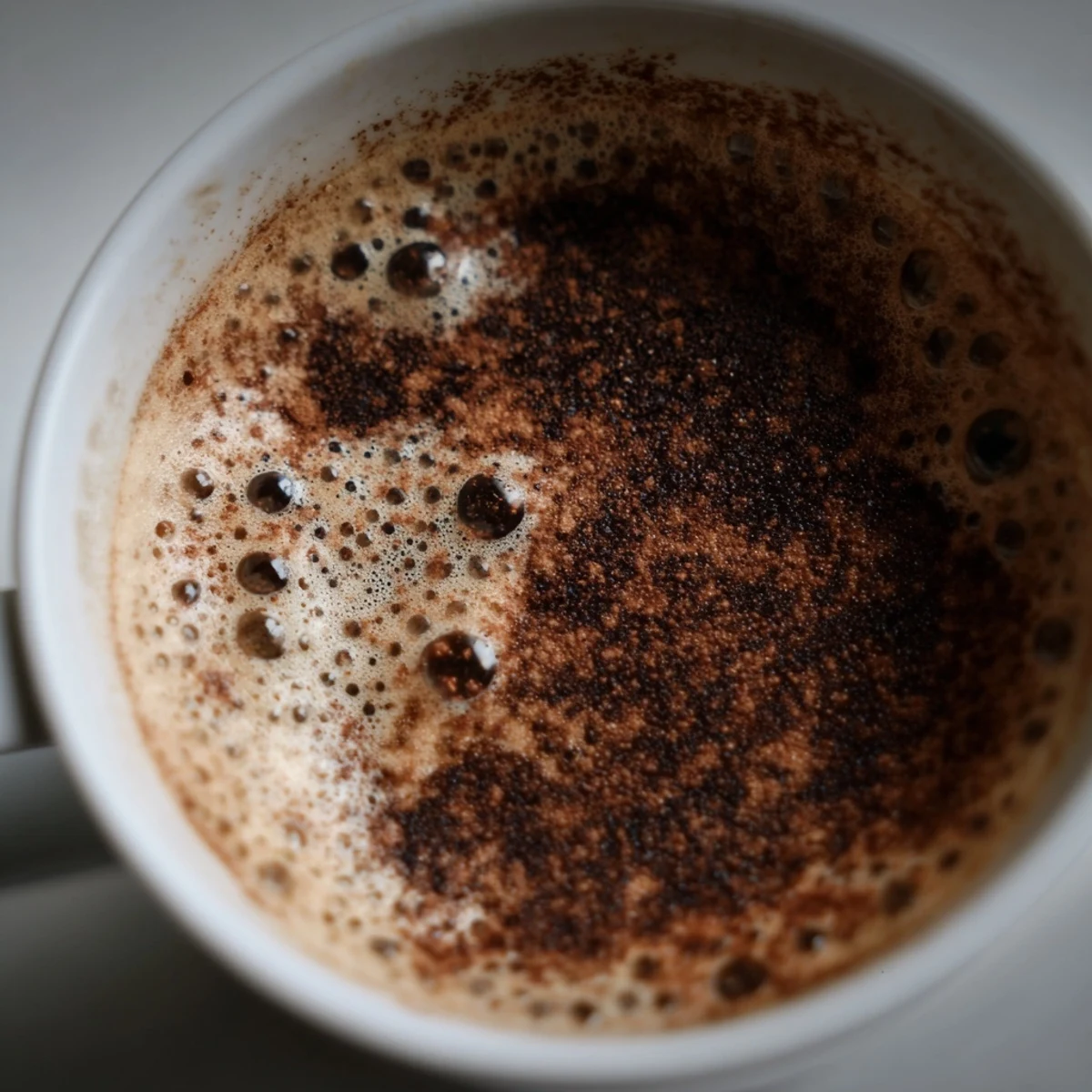 Steaming mugs of spiced coffee with cinnamon, garnished with a cinnamon stick for a cozy morning treat.