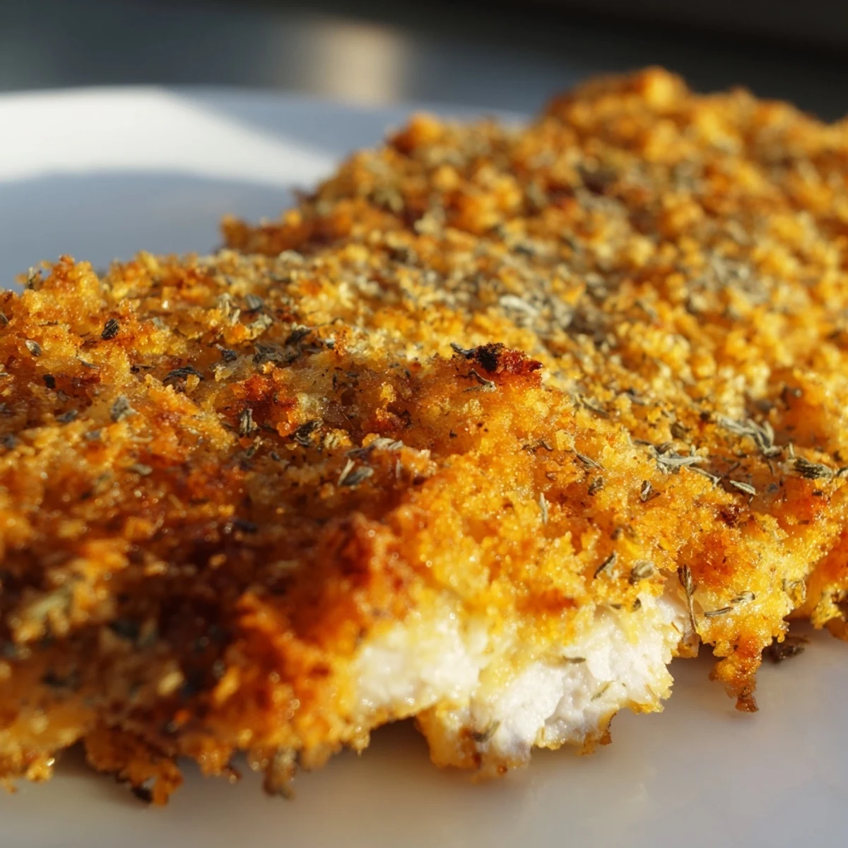 Freshly fried Crispy Dinner Chicken cut open reveals juicy meat, paired with creamy coleslaw and buttery mashed potatoes.