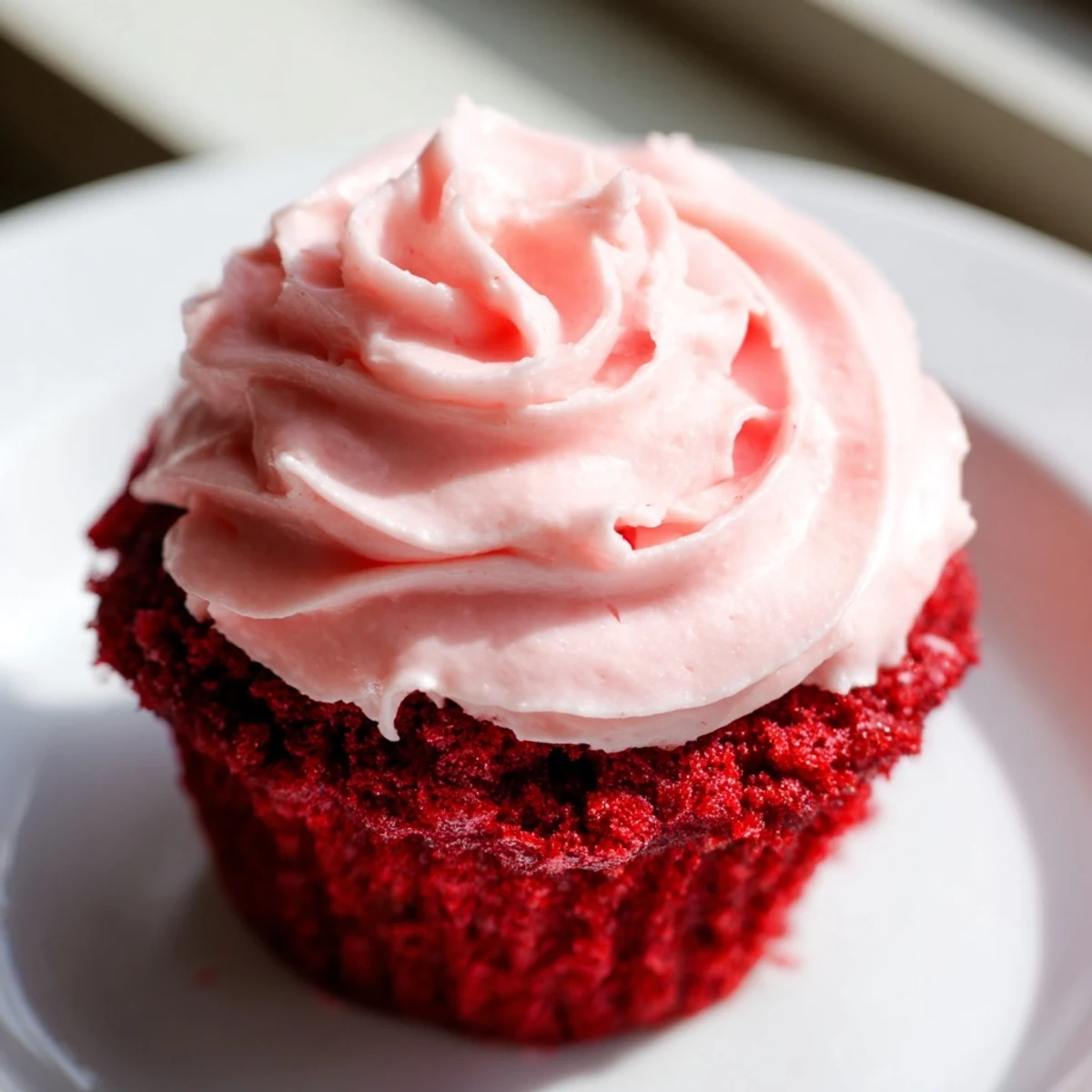 Red Velvet Cupcakes Pink