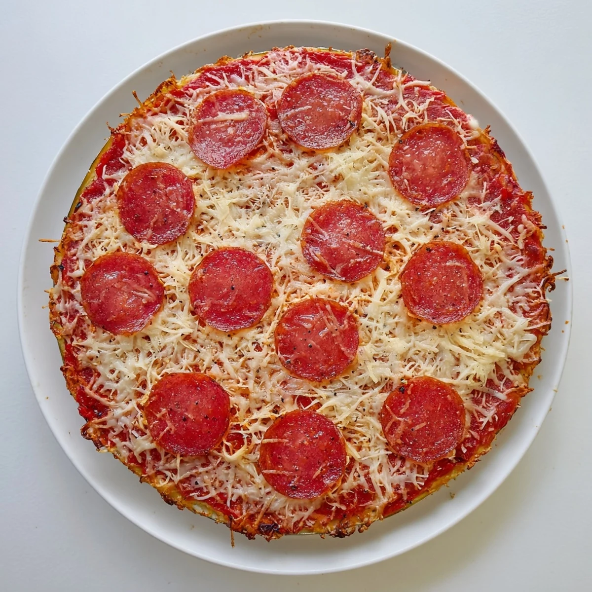 Golden Pizza Hut pan pizza with bubbling mozzarella and crispy pepperoni on thick crust