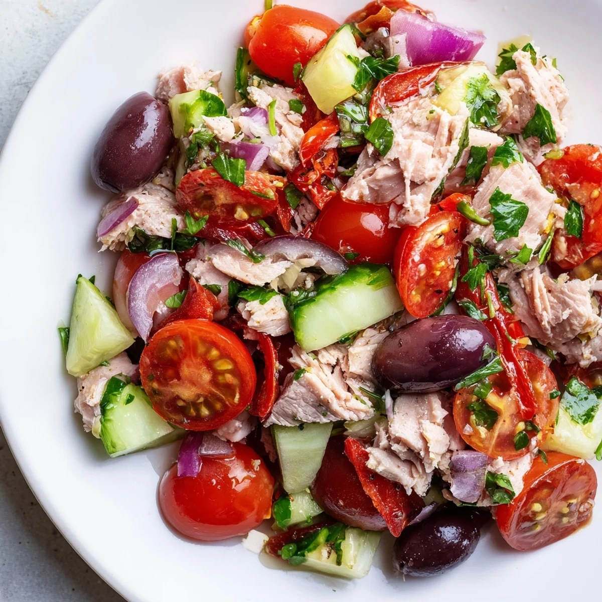 Mediterranean Tuna Salad