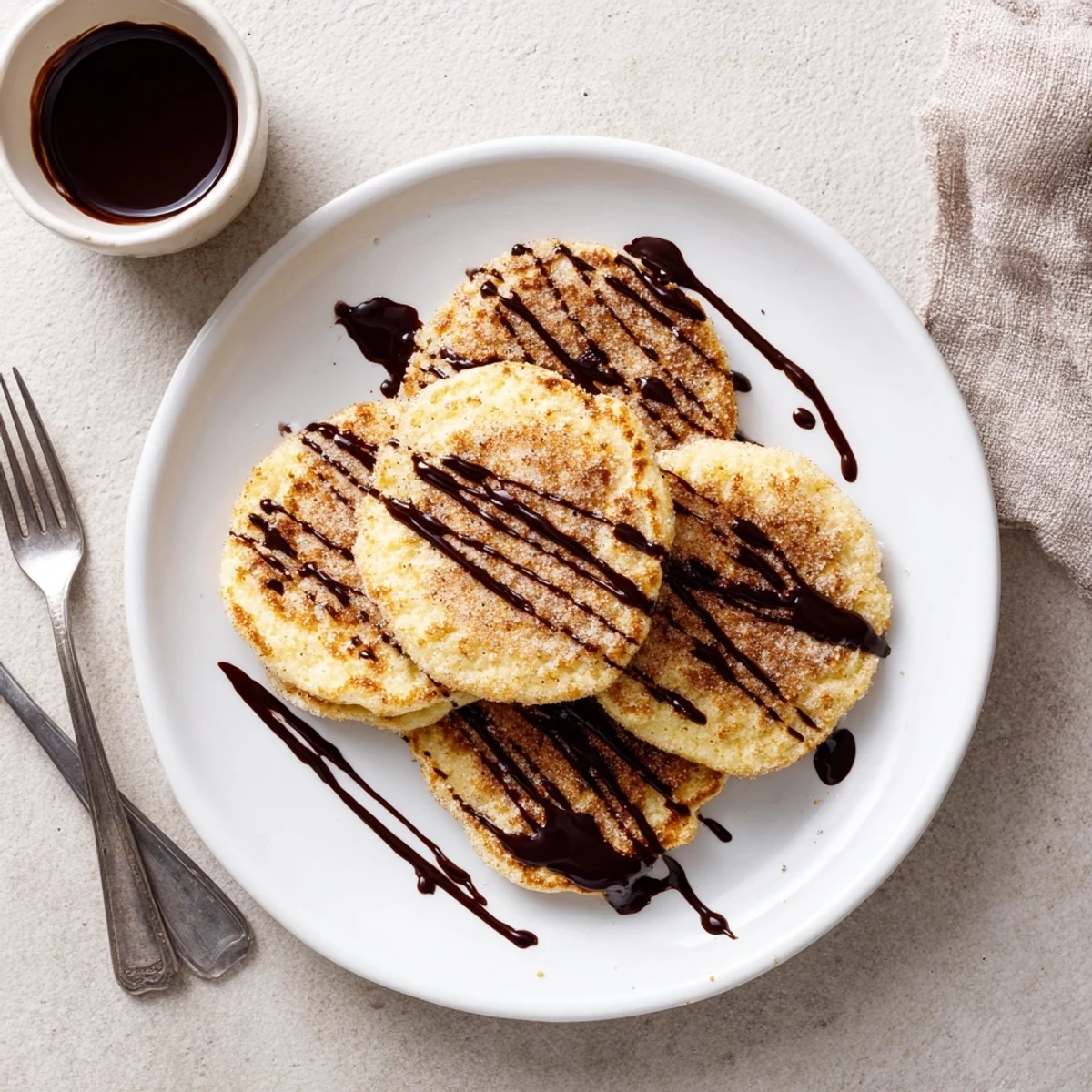Spanish Churro Pancakes