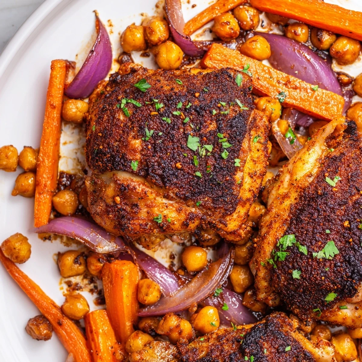 Sumac Chicken with Carrots